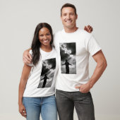 T-shirt d'esclave blanc avec motif (Unisexe)