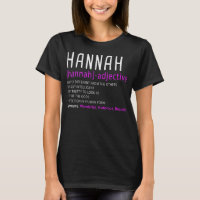 Description de nom personnalisée Hannah Premium 