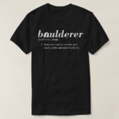 T-shirt Description du boulderer (Design devant)