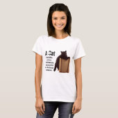 T-shirt Description du chat (Devant entier)