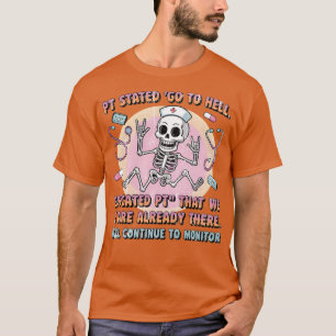 T-shirt Description Modifier Pt Indiqué Aller En Enfer. Éd