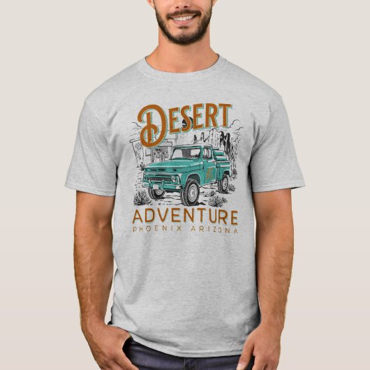 T-shirt Desert Adventure Phoenix Arizona (Devant)