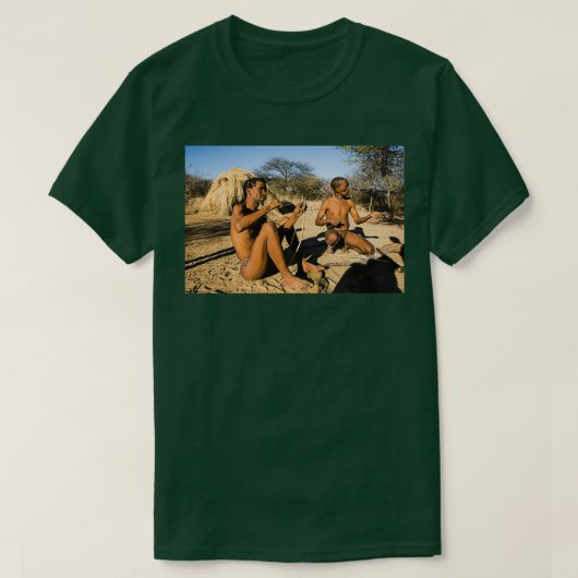 T-shirt Désert de Bushman Kalahari Namibie (Design devant)