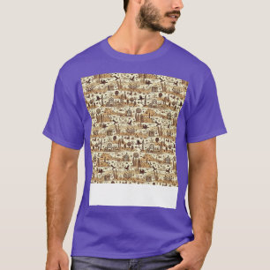 T-shirt Désert Motif sans mer dune de sable Sahara Quicksa