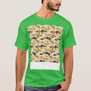 T-shirt Désert Motif sans mer dune de sable Sahara Quicksa