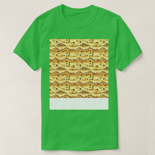 T-shirt Désert Motif sans mer dune de sable Sahara Quicksa (Design devant)