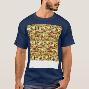 T-shirt Désert Motif sans mer dune de sable Sahara Quicksa