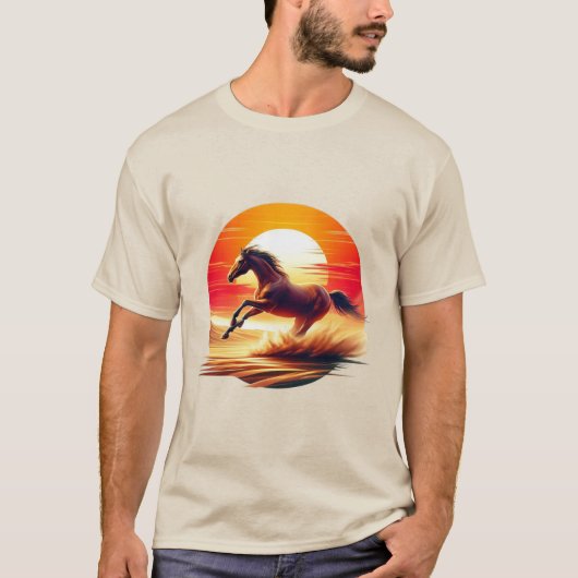 T-shirt Desert Spirit, Majestic Horse (Devant)