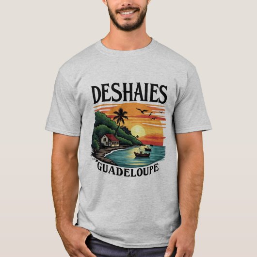 T-SHIRT DESHAIES GUADELOUPE (Devant)