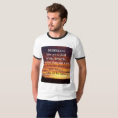 T-shirt DESIDERATA de coucher du soleil (Devant entier)