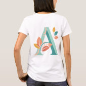 T-shirt design "A" en gras - Faites une déclaratio (Dos)