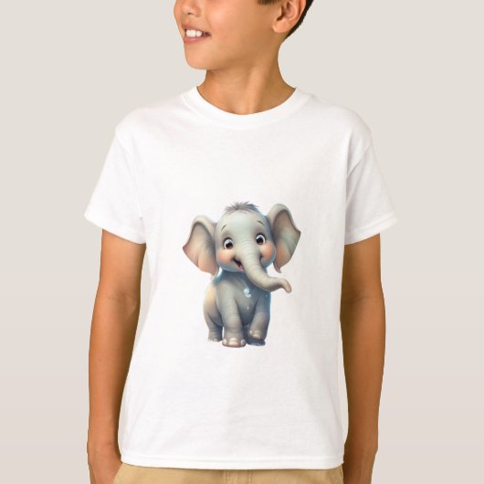 T-shirt design adorable Baby Elephant (Devant)