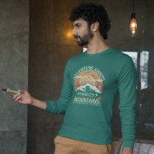 T-shirt Design "Adventure Await-Explore the mountain"