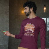 T-shirt Design "Adventure Await-Explore the mountain"