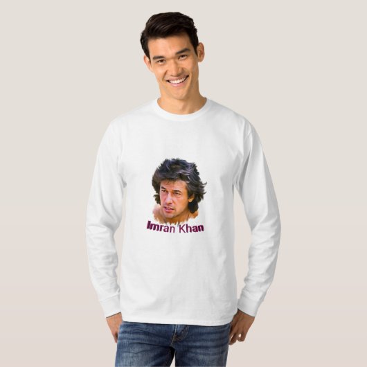 T-shirt design Afbeelding "Imran Khan" (Voorkant volledig)