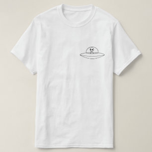T-shirt design alien