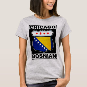 T-shirt design américain bosniaque de Chicago