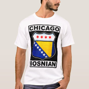 T-shirt design américain bosniaque de Chicago