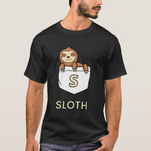 T-shirt Design animal de poche Sloth