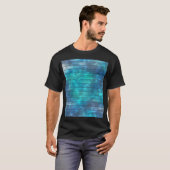 T-shirt Design arrière - plan bleu abstrait créatif. (Devant entier)
