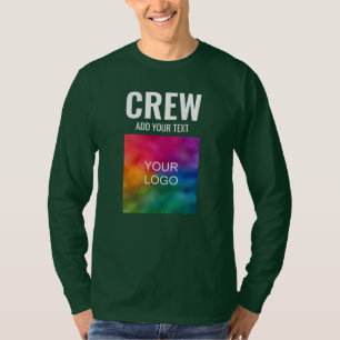 T-shirt Design avant et arrière pour les hommes d'équipage