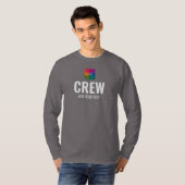 T-shirt Design avant pour les hommes Imprimer l'équipage à (Devant entier)