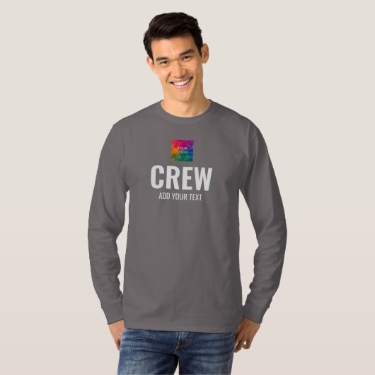 T-shirt Design avant pour les hommes Imprimer l'équipage à (Devant entier)