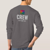 T-shirt Design avant pour les hommes Imprimer l'équipage à (Dos)