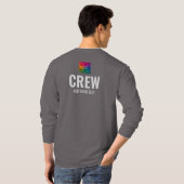T-shirt Design avant pour les hommes Imprimer l'équipage à (Dos entier)