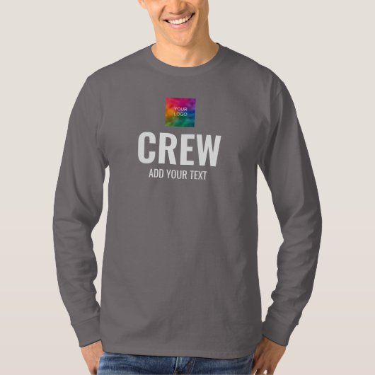 T-shirt Design avant pour les hommes Imprimer l'équipage à (Devant)