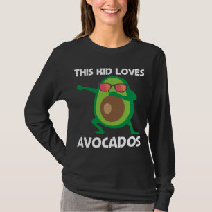 T-shirt Design Avocado mignon Pour Enfants Garçons Fruit S