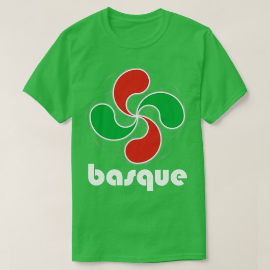 T-shirt Design basque Pride Lauburu Four Headsgraph (Design devant)