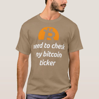 T-shirt Design Bitcoin Ticker
