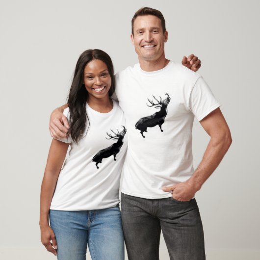 t-shirt design cerf 1 (Unisexe)
