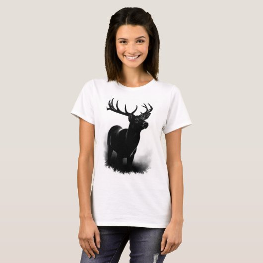 t-shirt design cerf 3 (Devant entier)