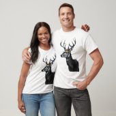 t-shirt design cerf 5 (Unisexe)