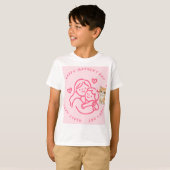 T-shirt design chat et mère fils (Devant entier)