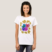 T-shirt Design Coeur coloré (Devant entier)