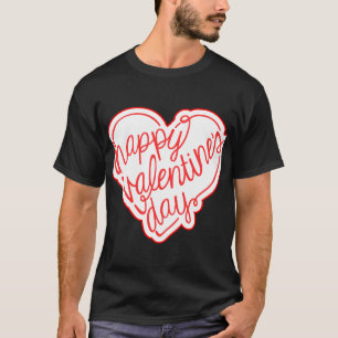 T-shirt Design ❤️ Coeurs Rouges Dessiné À La Main Perfec