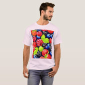 T-shirt Design coloré Berry Medley (Devant entier)