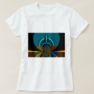 T-shirt Design coloré du Bouclier Masaï