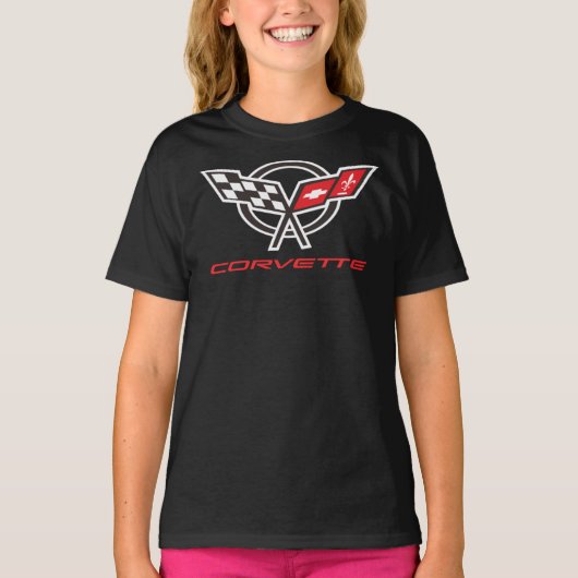 T-shirt design ; corvette&x27 ; s ; logo de voiture T-shir (Devant)