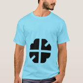 T-shirt design créatif avec panneau simple (Devant)