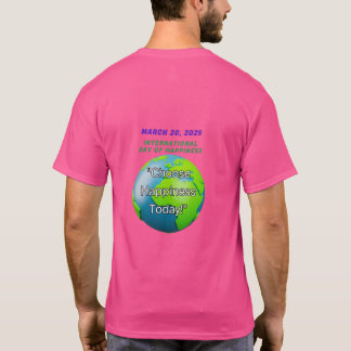 T-Shirt design, Dag van het Geluk 20 maart 2025,