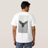 T-shirt design d'aigle majestueux - Jhajjhale Stor (Dos entier)