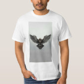 T-shirt design d'aigle majestueux - Jhajjhale Stor (Devant)
