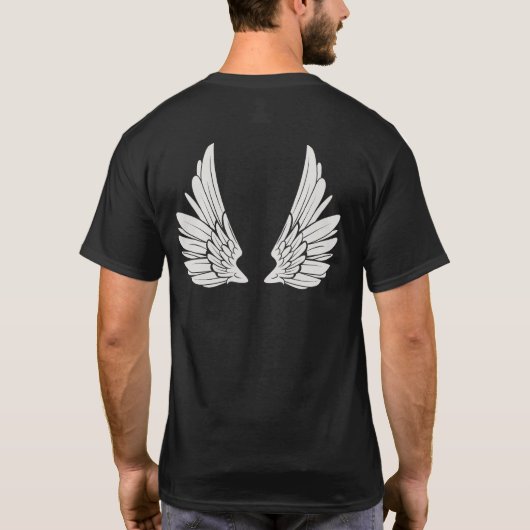 T-shirt Design d'anges (Dos)