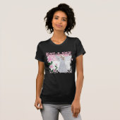 T-shirt Design d'angle de fleurs (Devant entier)