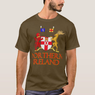 T-shirt Design d'armoiries de l'Irlande du Nord