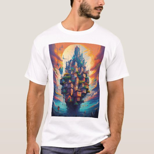 T-shirt design d'art (Devant)